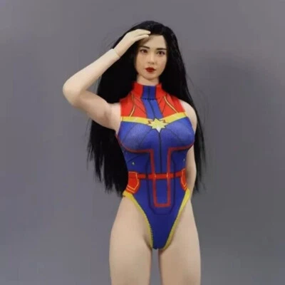 1:6 Scale Captain Bodysuit Clothes Soldier Warrior Gift 12" Female Action Figure - Image 1 of 4