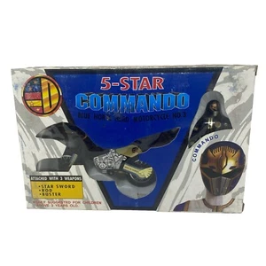 Motocicleta Cabeza Caballo Azul Commando 5 Estrellas De Colección Nº 3 Power Rangers Knockoff - Imagen 1 de 7
