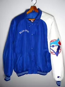 Vintage 90s Starter Toronto Blue Jays Diamond Collection Jacket XL MLB Bomber - Picture 1 of 6