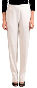 Maison Margiela 4 Ivory Elastic Waist Women's Casual Pants US M IT 42 - Picture 1 of 3