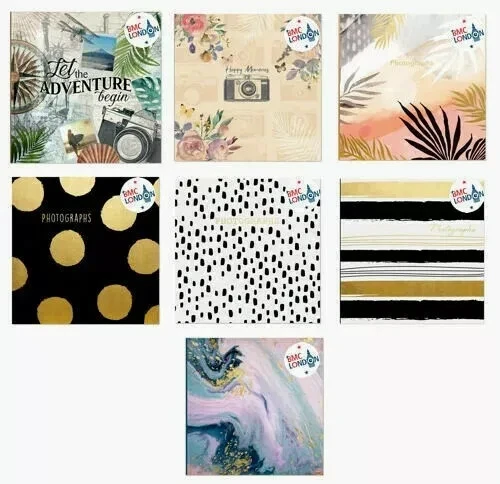 Large Memo Slip In Photo Album for Hold 200 '6 x 4' Photos- Choose Design - Image 1 of 1