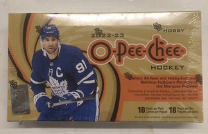 2022-23 Upper Deck O-Pee-Chee Hockey Factory Sealed Hobby Box - TCCCX B