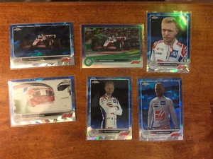 Formula 1 Topps chrome Kevin Magnussen 6 card lot including Sapphire Portrait - Picture 1 of 2
