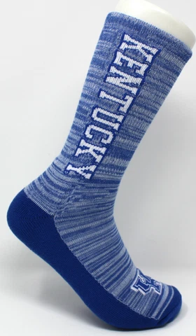 Kentucky Wildcats NCAA RMC Ascend Heathered Adult Crew Socks *Large Cover