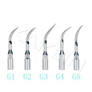 5pcs Dental G1-G5 Ultrasonic Scalers Scaling Tip Fit EMS WOODPECKER Handpiece - Picture 1 of 4