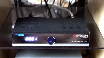Octagon SF8008 4K UHD DVB-S2X & T2C Combo Linux-Sat-Receiver DefineOS 7.0 - Bild 1 von 4