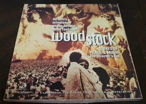 Woodstock: 3 Days of Peace and Music the Directors Cut Laserdisc NJWL-13549 Y4 - Picture 1 of 19