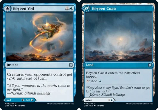 x1 Beyeen Veil // Beyeen Coast - Zendikar Rising - NM - MTG - Image 1 of 1