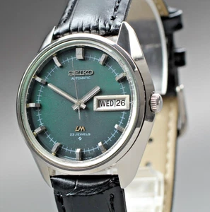 [N MINT] SEIKO Lord Matic 5606-7250 Green Dial Automatic Men's Watch From JAPAN - Picture 1 of 11