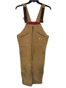 Peto Dickies Adulto Cintura 38/40 Entrepierna M Marrón Babero Mono Ropa de Trabajo Forrado - Imagen 1 de 9