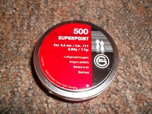 Luftgewehr luftdruckgewehr GECO Super -Point Diabolo-Kugeln 4,5 mm 500 Stk. - Bild 1 von 1
