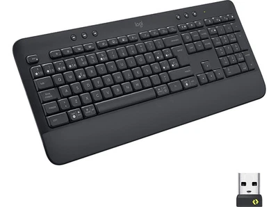 Teclado inalámbrico - Logitech Signature K650, Bluetooth, USB, Reposamanos, Tecl - Imagen 1 de 4