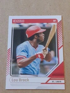 Lou Brock St. Louis 2024 Donruss #72 Baseball Card STL Panini HOF Outfield OF - Picture 1 of 4