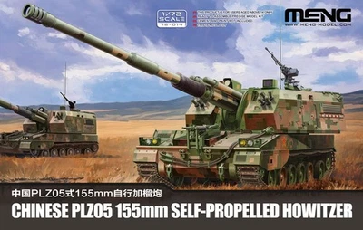 Kit modelo militar obús autopropulsado chino MENG 72-014 1/72 PLZ05 155 mm Foto 1 de 4