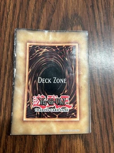 1996 Yugioh Trading Card Game Deck Zone Sheet - Picture 1 of 2