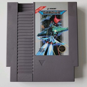 Gradius Nintendo Entertainment System NES 1986 Authentic Original Game Cartridge