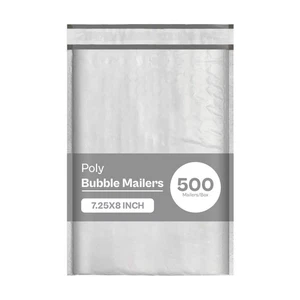 500 sobres de burbujas de polietileno 7,25 x 8 bolsas de envío acolchadas DVD 7,25"x8" - Imagen 1 de 6