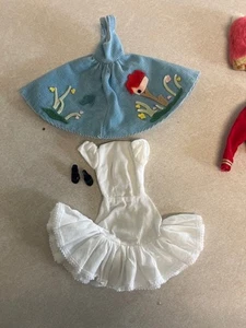 Vintage Barbie #979 FRIDAY NIGHT DATE Jumper & Underdress shoes 1964 - Picture 1 of 6