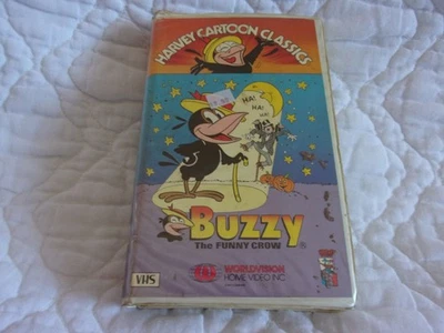 BUZZY THE FUNNY CROW VHS HARVEY CARTOON CLASSICS NOVELTOON 1950'S KATNIP - Image 1 of 4