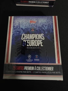 Topps PSG Paris Saint-Germain: Champions d’Europe 2025 - Hobby Box New Sealed... - Picture 1 of 4