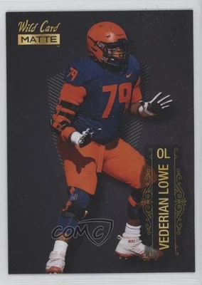 2022 Wild Card MATTE Black Vederian Lowe #MB-128 - Image 1 of 2