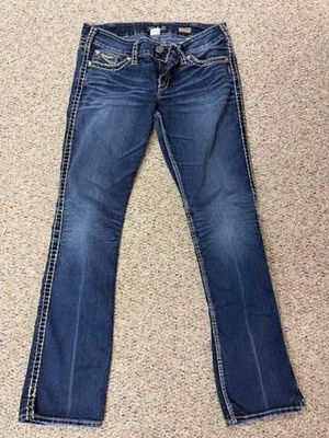 Pantalones de mezclilla para mujer Silver Jeans Co. McKenzie ajustados corte boot W31/L32 Foto 1 de 4