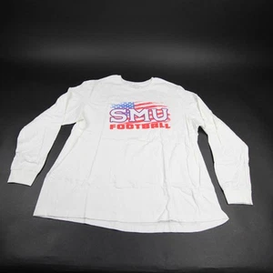 SMU Mustangs Nike Nike Tee Long Sleeve Shirt Men's White New - Picture 1 of 5