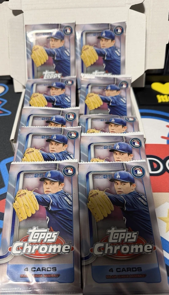Lote De 10 Paquetes Base Logofractor Cromo Topps 2025 Sellados - MVP Buyback Foto 1 de 1