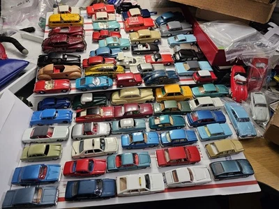 RESALE LOT! 75+PCS MINTY VINTAGE DIECAST CARS 1930S-80S UK GERMANY ITALY  - Image 1 of 4