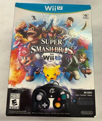 SEALED! Super Smash Bros Controller Bundle Nintendo Wii U Brand New - Image 1 of 4