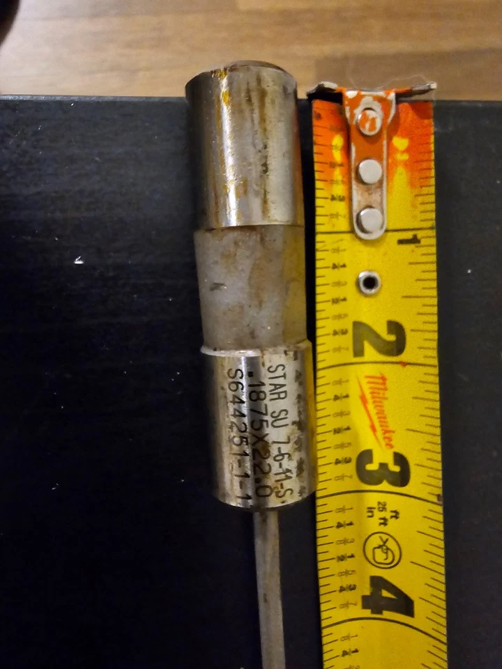 STAR SU 416423 .1875X22 3/16" 22" TALADRO PISTOLA FLAUTA ÚNICA Foto 1 de 2