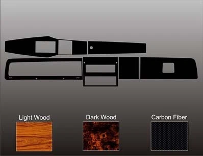 67-71 Dart Non Rallye Dash Resurfacing Kit CARBON FIBER - Imagem 1 de 1