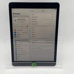 WiFi Only Apple iPad 7th Gen 32GB 18.5 SPACE GRAY MW742LL/A READ - Picture 1 of 12