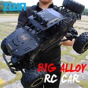 RC 4WD Truck Off-Road Buggy 2.4G Crawler Remote Control Car Monster for Kids Toy - Picture 1 of 39
