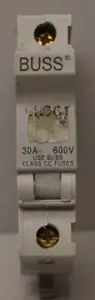 Buss 600V 30A Fuse Holder Model CHCC1 ++ - Picture 1 of 2