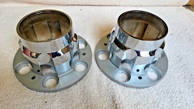 1973-1991 Chevrolet GMC Truck: NOS Chromed Rally Wheel Center Cap PAIR 14018311 - Image 1 of 4