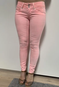 *Neu* ONLY Skinny Low Lena 7/8 Neon Pant Jeans Sommer Hose Röhre Top Stretch 36 - Bild 1 von 9