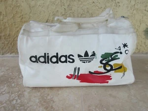 Vintage ADIDAS STEFAN EDBERG TREFOIL Bag 80's Sport Tennis Collection - Picture 1 of 8
