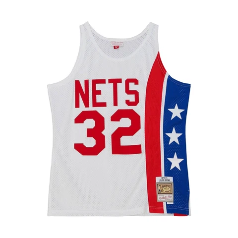 Mitchell & Ness NBA Home Jersey Nets 1973 Julius Erving White *NEW* Cover