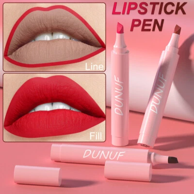 Lipstick Liquid Lipliner Pen Waterproof Marker Lips Contour Line Lip Tint DIY ! - Image 1 of 4