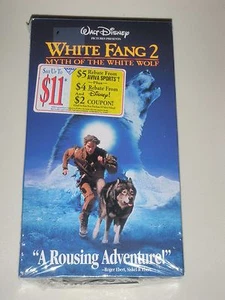 Walt Disney's WHITE FANG 2 Myth Of The White Wolf VHS New Sealed In Box # 4379 - Imagen 1 de 2