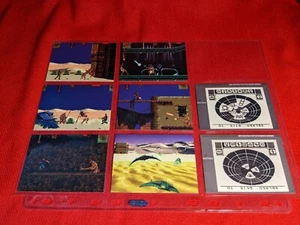 Trading Cards Stargate Game Tips - set of 8 - Aklaim - collect a card 1994 - Picture 1 of 2