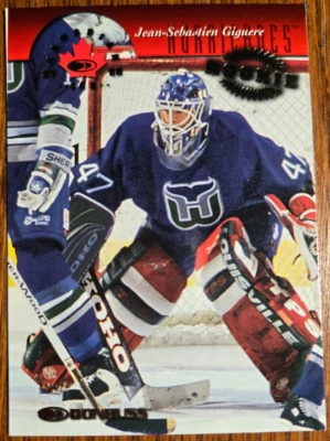 1997-98 Donruss Canadian Ice Jean-Sebastien Giguere Rookie #146 Hartford Whalers - Image 1 of 2