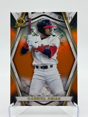2022 Bowman Chrome Invicta #BI-20 GABRIEL ARIAS (SER) | Orange Refractor 25/25 - Image 1 of 3
