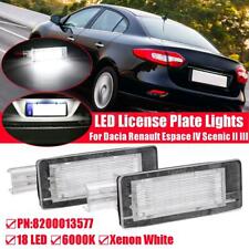 LED License Number Plate Light Lamps For Renault/Espace/Laguna/Scenic 8200013577