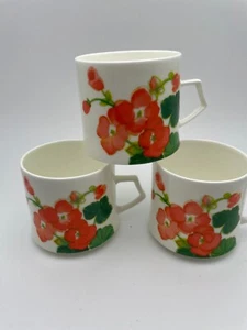 Mikasa SUNNY WINDOW Tea Cup by Joan Luntz A5106 8oz Floral Set of 3 Mugs B46 - Picture 1 of 20