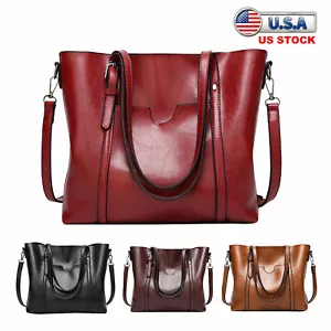 Borsa da donna borsa a tracolla hobo manico superiore tote borsetta a tracolla in pelle borsetta - Foto 1 di 27