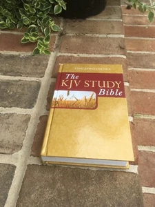 KJV STUDY BIBLE HARD BACK BARBOUR PUBLISHING RED LETTER - Picture 1 of 10