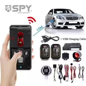 SPY car bidirectional alarm + remote start +PKE+ mobile APP control car - Picture 1 of 6