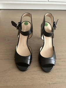 Nine West Black Sandals UK 39.5 New - Picture 1 of 8